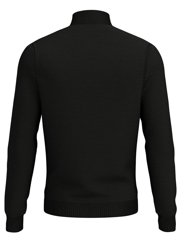Windstopper Quarter Zipped Jumper (Black Ink) 