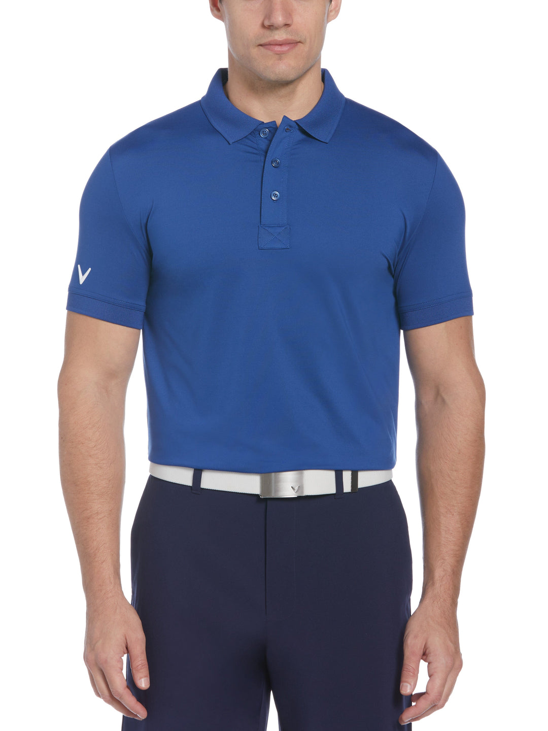 X Series Solid Ribbed Polo (Limoges) 