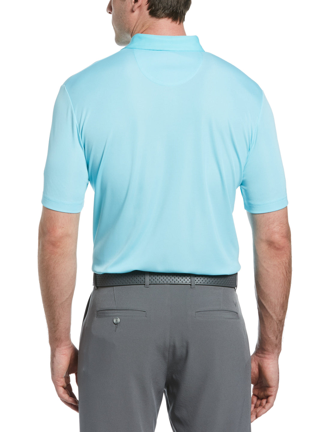 Men's Yarn Dyed Birdseye Color Block Polo
