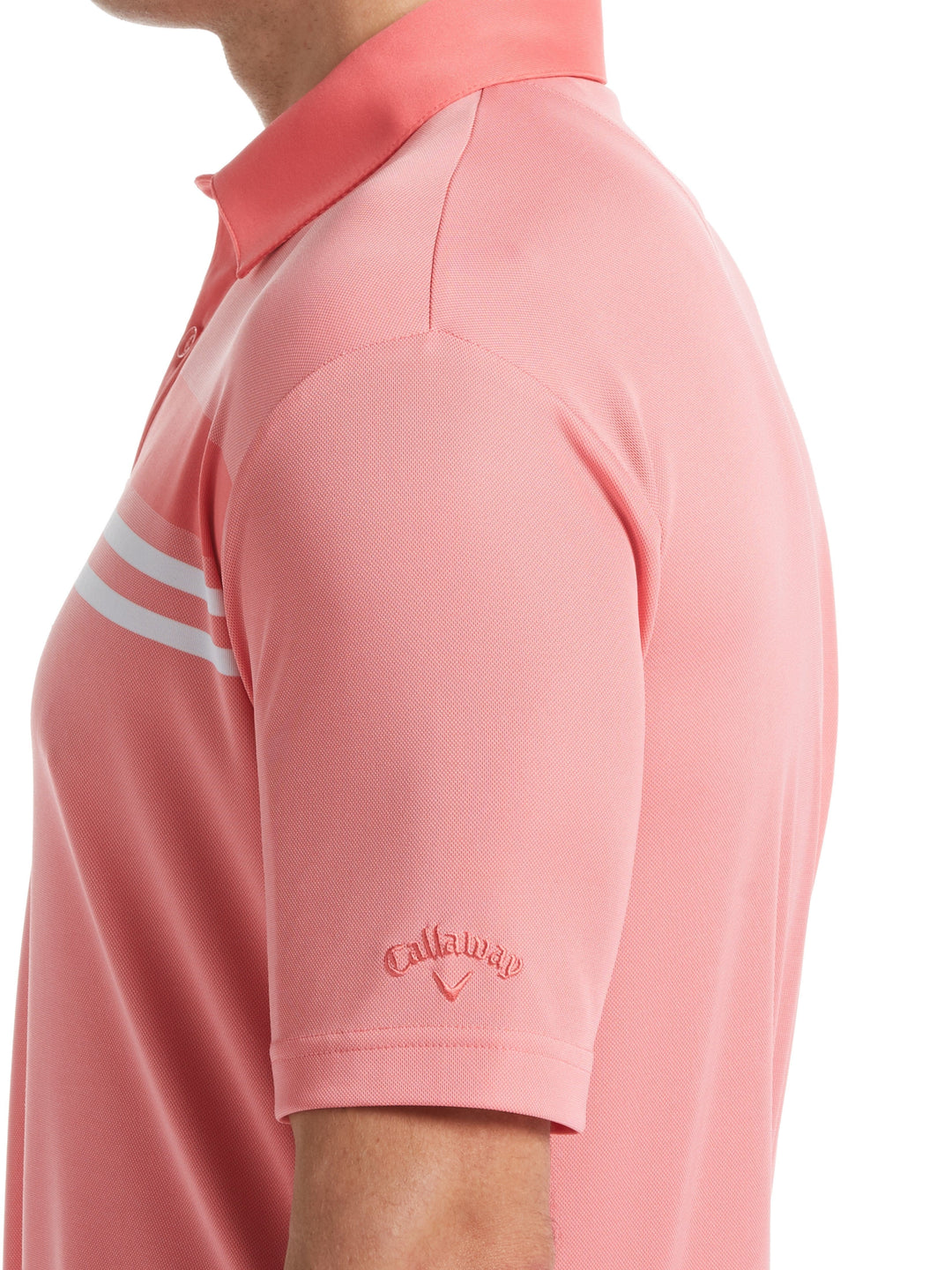 Men's Yarn Dyed Birdseye Color Block Polo