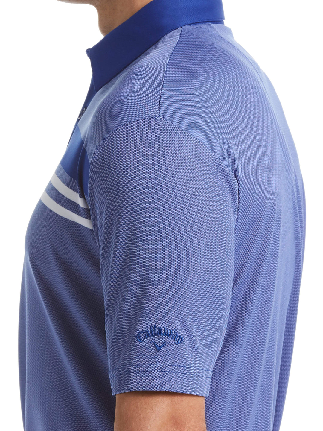 Men's Yarn Dyed Birdseye Color Block Polo