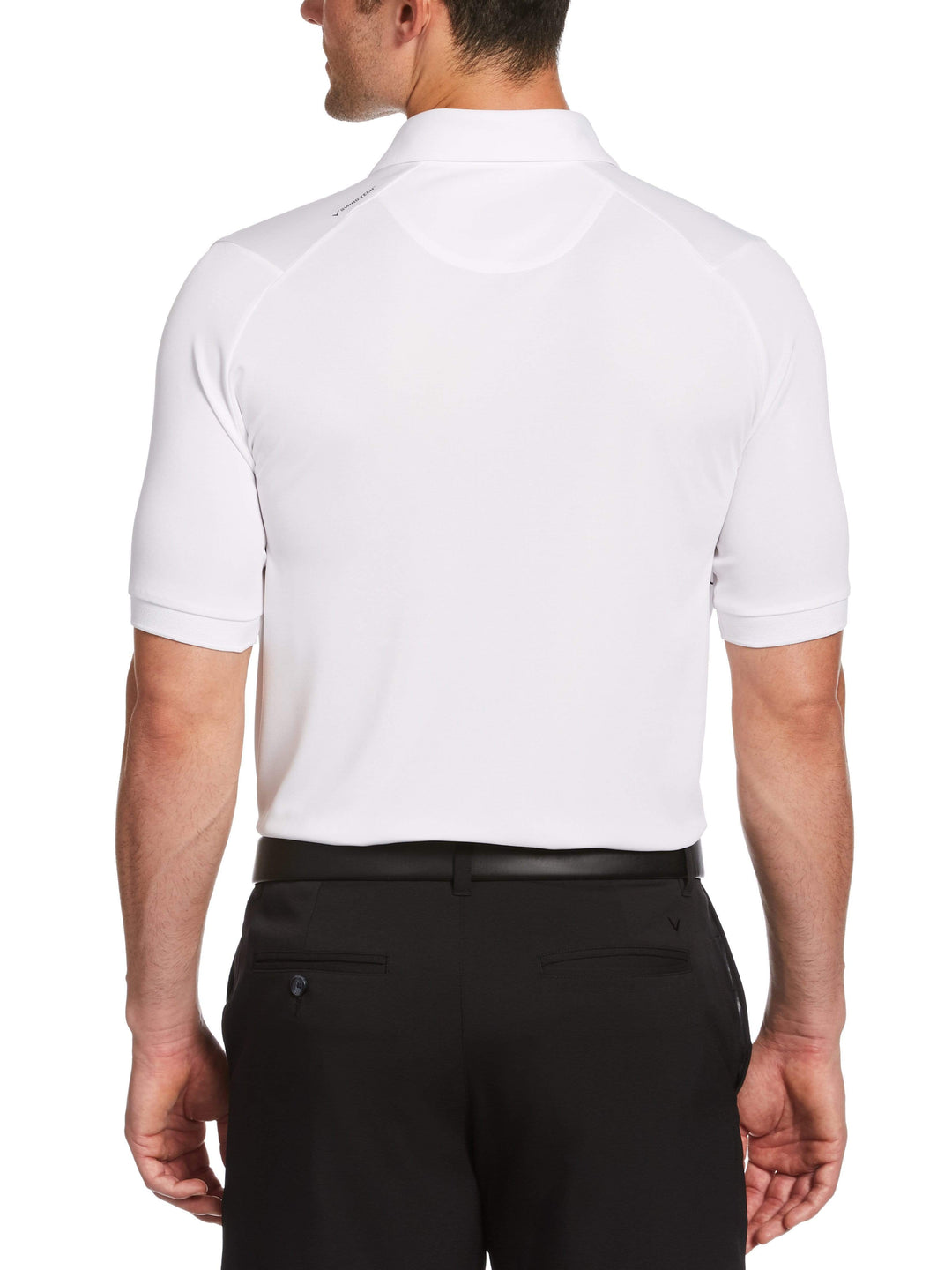Men's Yarn Dyed Engineered Oxford Chest Block Swing Tech™ Polo