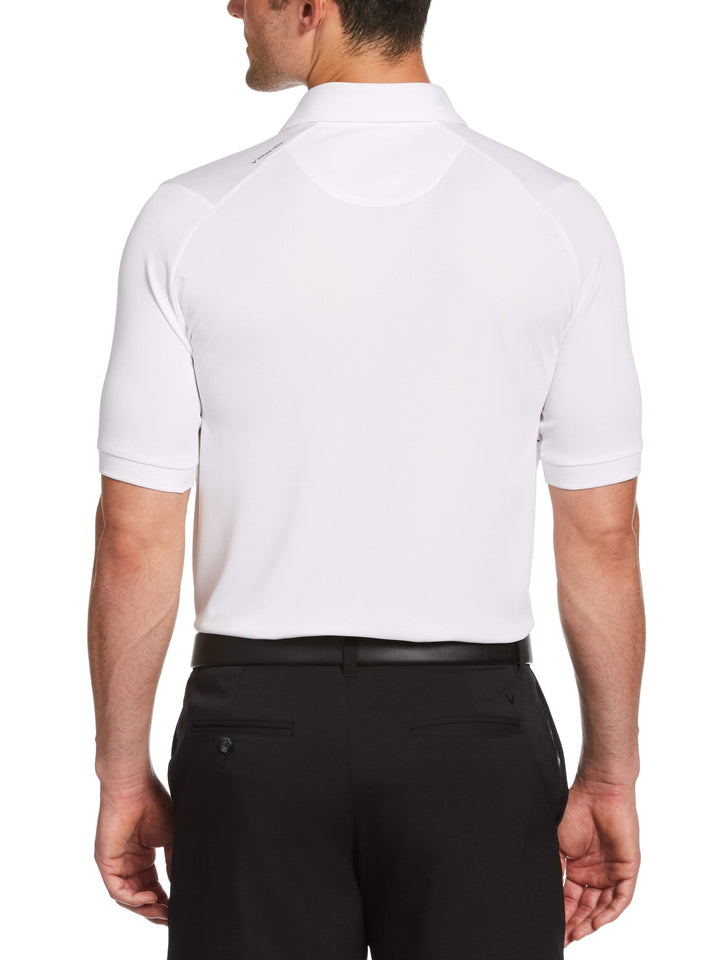 Men's Yarn Dyed Engineered Oxford Chest Block Swing Tech™ Polo