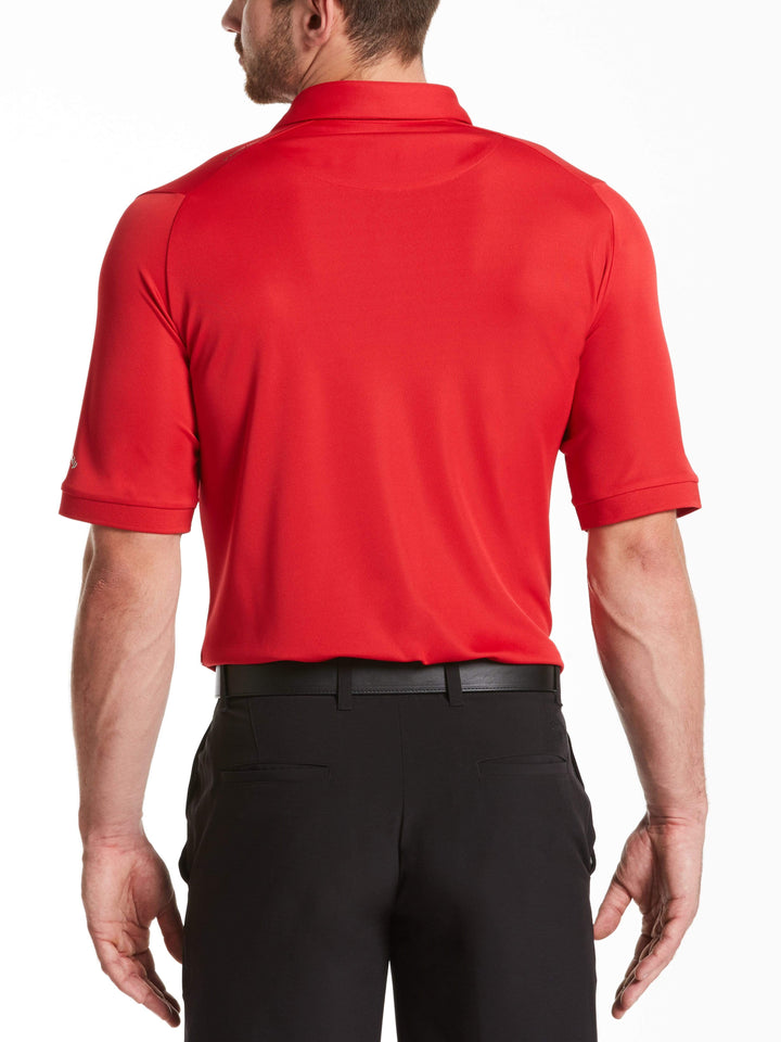Men's Yarn Dyed Engineered Oxford Chest Block Swing Tech™ Polo