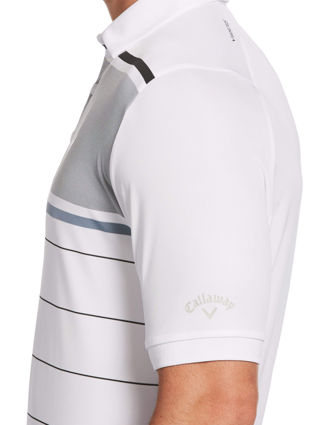 Men's Yarn Dyed Engineered Oxford Chest Block Swing Tech™ Polo