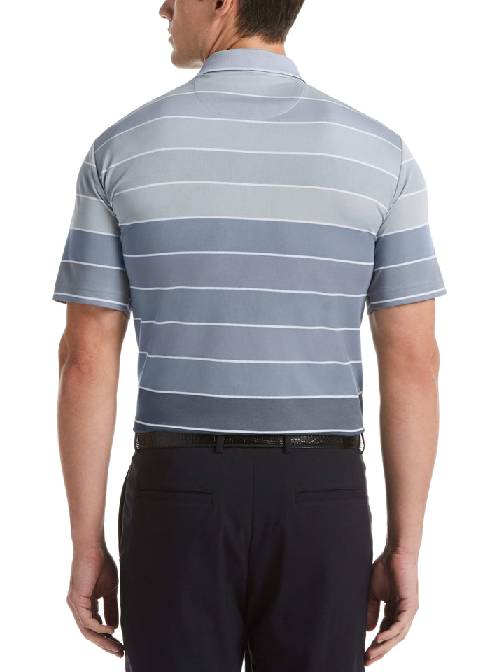 Men's Yarn Dyed Engineered Oxford Stripe Polo