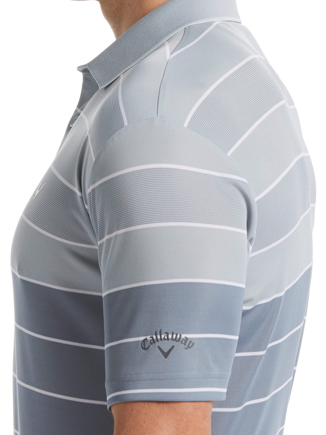 Men's Yarn Dyed Engineered Oxford Stripe Polo