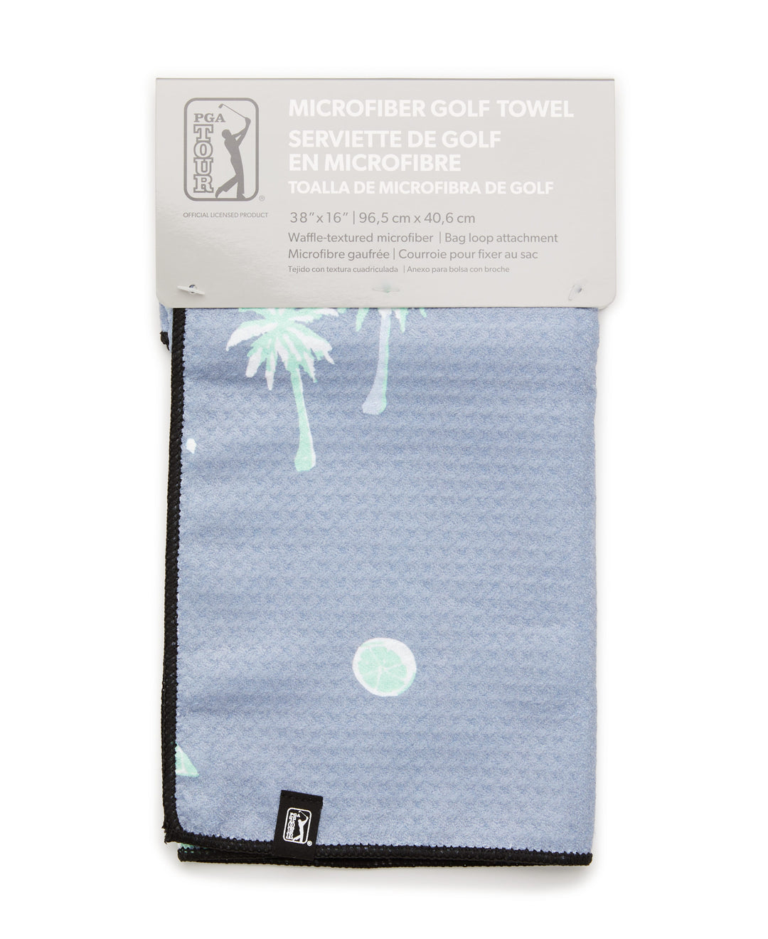 PGA TOUR PRINTED MICROFIBER WAFFLE TOWEL 3 (Tradewinds) 