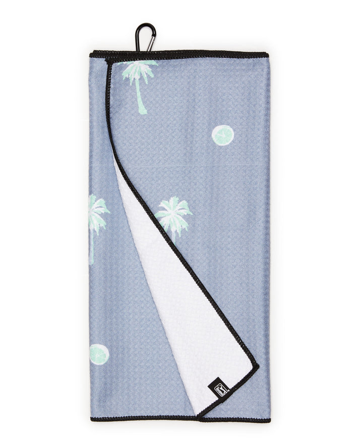 PGA TOUR PRINTED MICROFIBER WAFFLE TOWEL 3 (Tradewinds) 