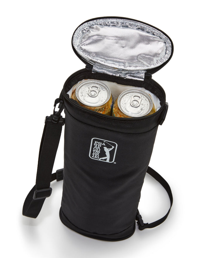 PGA TOUR SMALL COOLER BAG ATTACHED TO GOLF BAG (Caviar) 