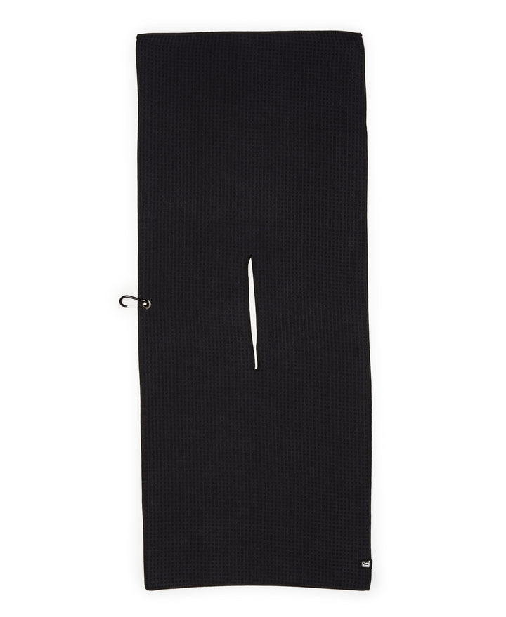 PGA TOUR MICROFIBER WAFFLE TOWEL (Caviar) 