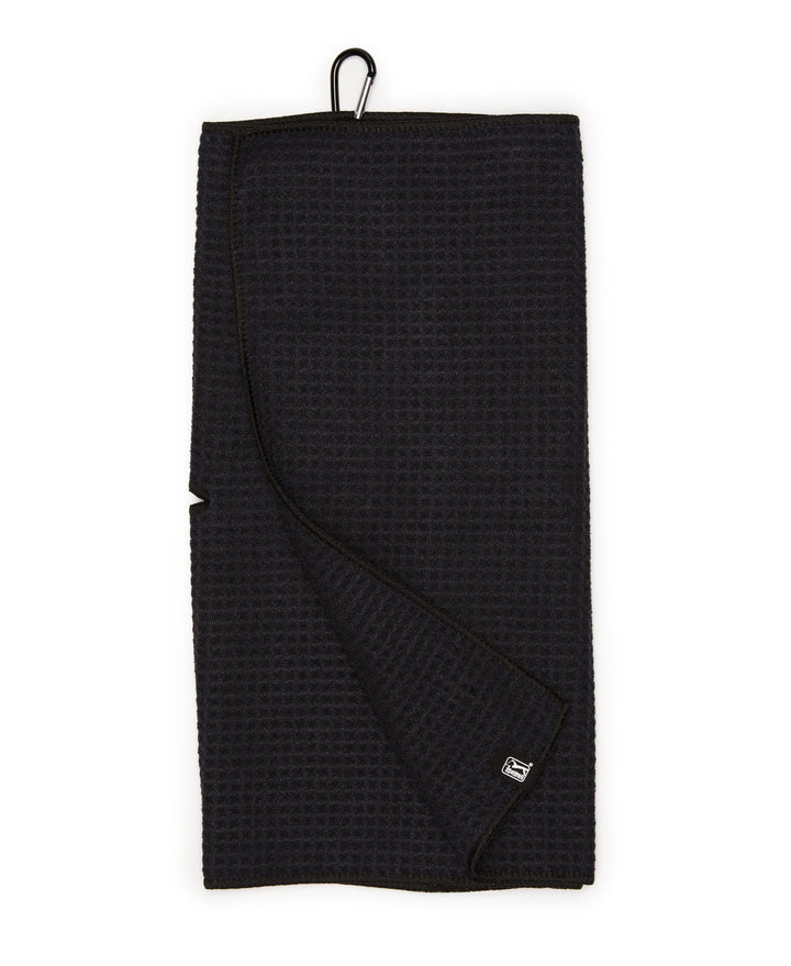 PGA TOUR MICROFIBER WAFFLE TOWEL (Caviar) 