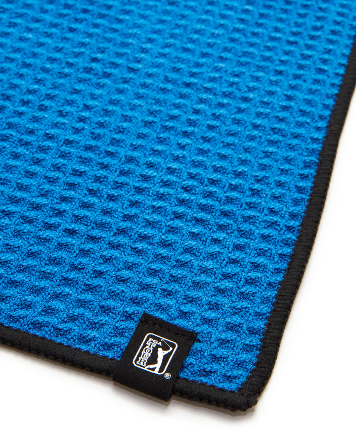 PGA TOUR MICROFIBER WAFFLE TOWEL (Princess Blue) 