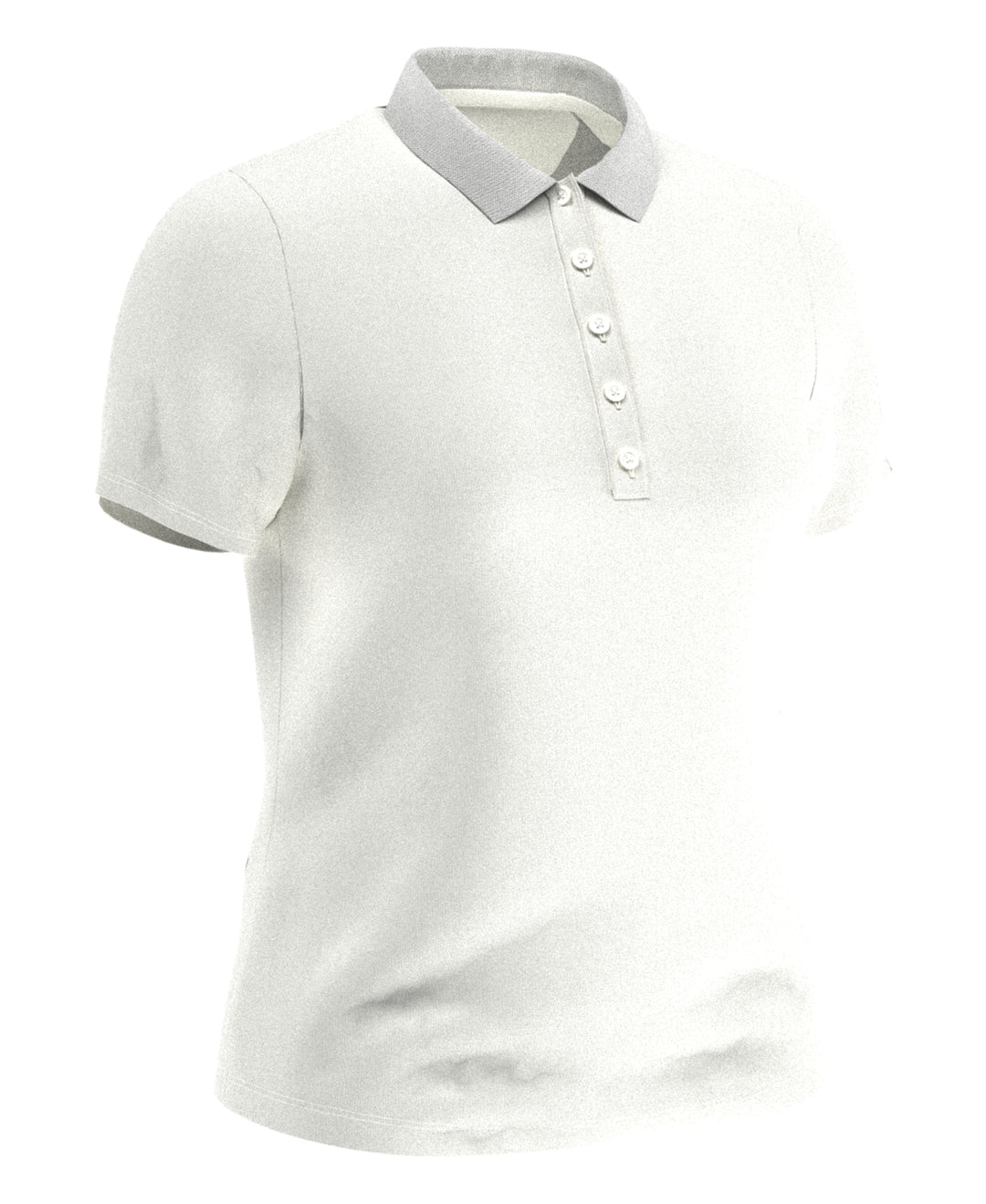 Plus Swing Tech Golf Polo (Brilliant White) 