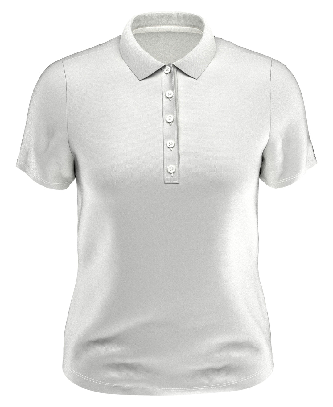 Plus Swing Tech Golf Polo (Brilliant White) 