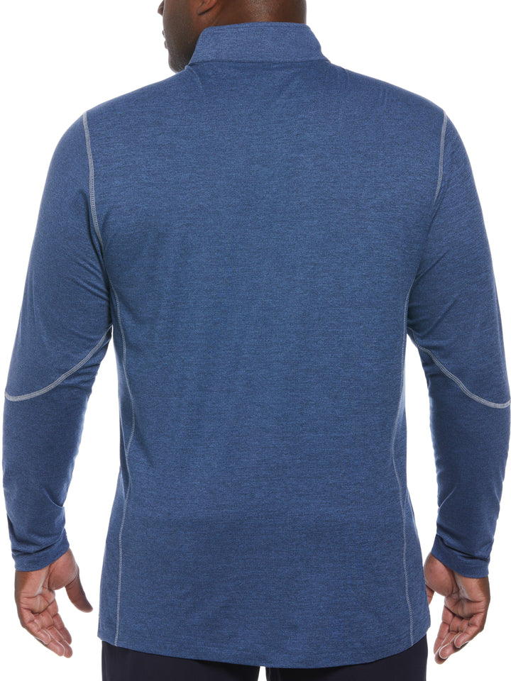 SMU Lightweight  1/4 ZIP PULLOVER (Peacoat Heather) 