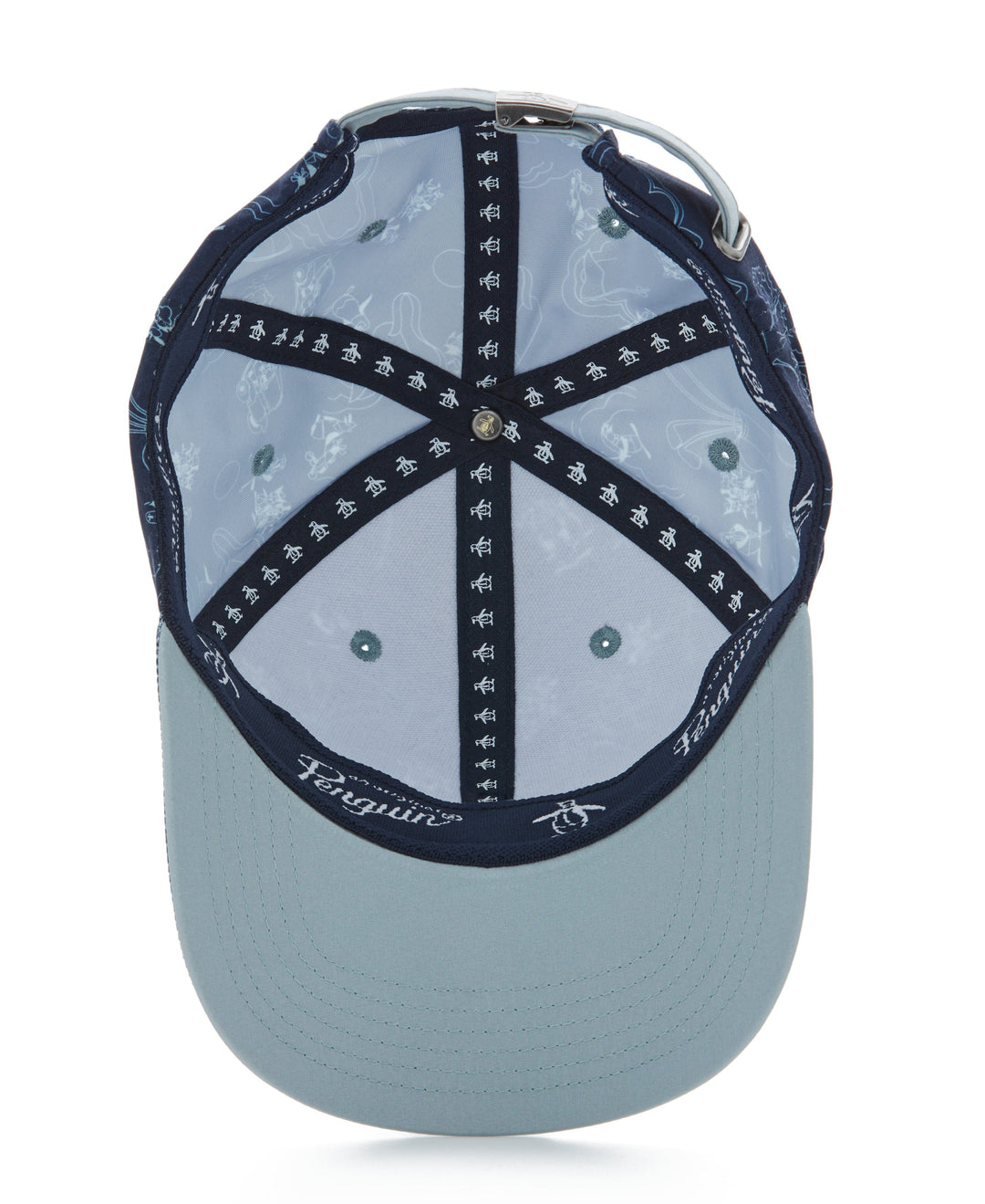 Printed Golf Hat (Black Iris) 