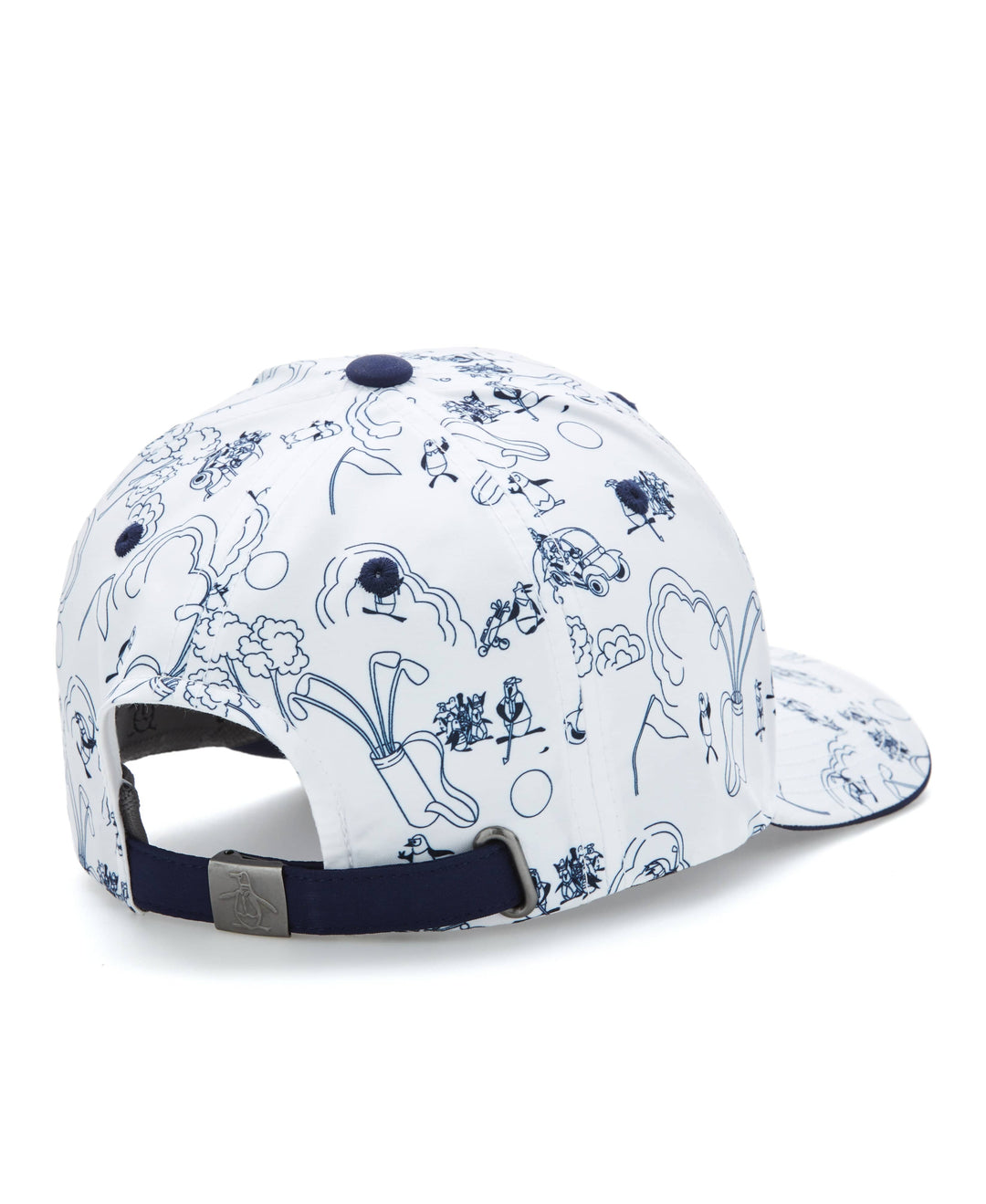 Printed Golf Hat (Bright White) 