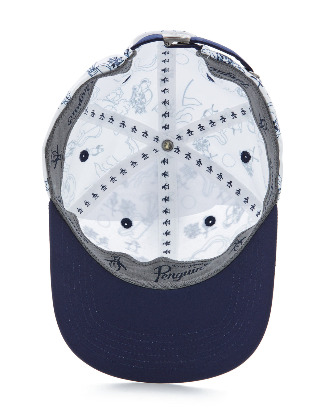 Printed Golf Hat (Bright White) 