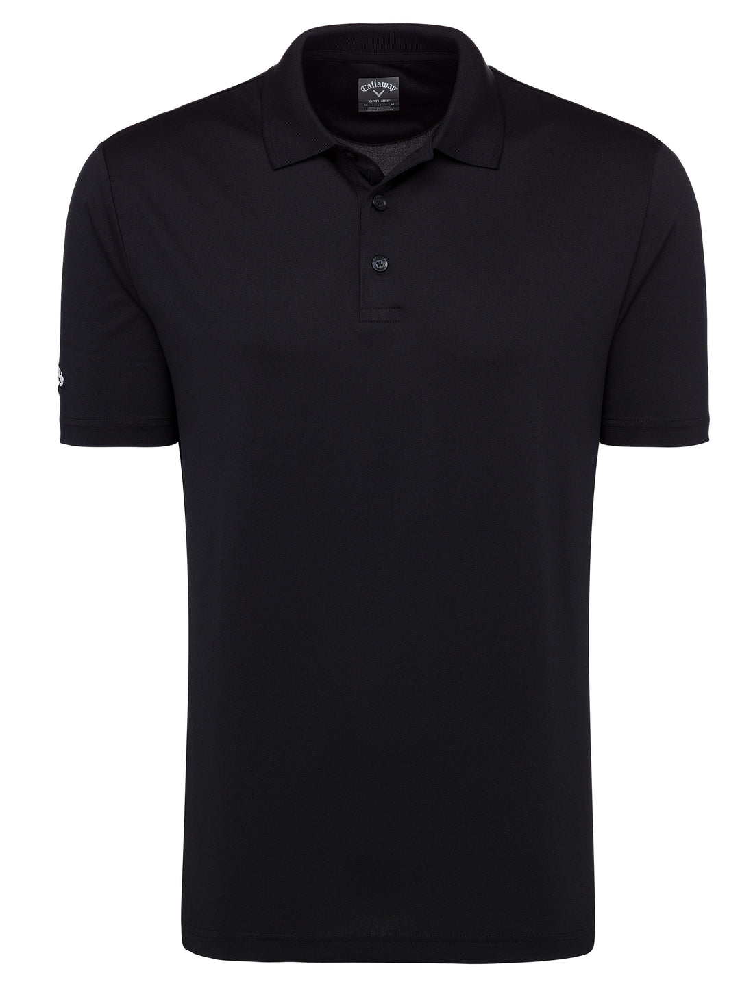 Solid Stretch Polo (Black) 