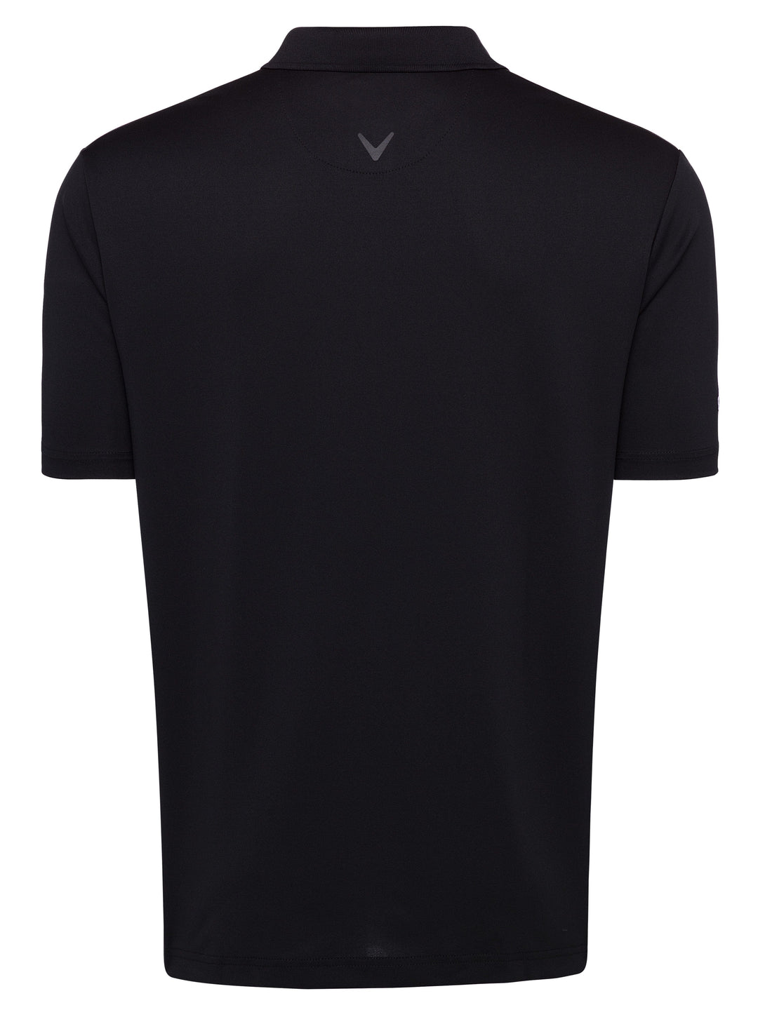 Solid Stretch Polo (Black) 