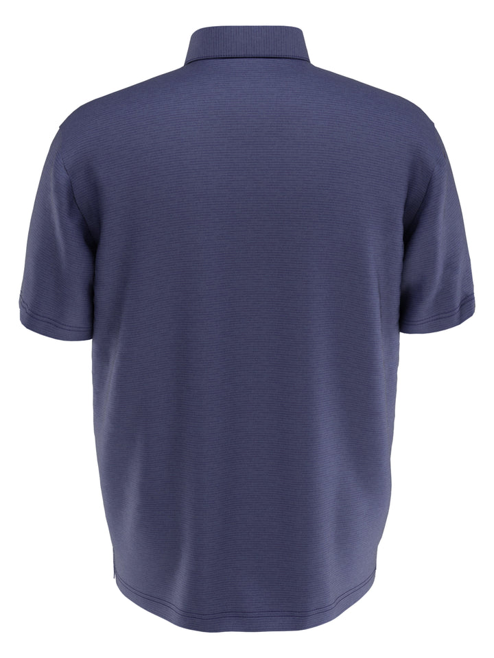 Solid Texture Golf Polo (Peacoat Heather) 
