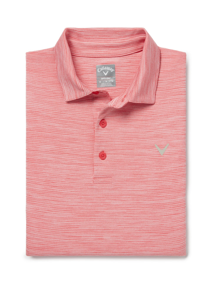 Solid Texture Golf Polo (Lt Teaberry Htr) 
