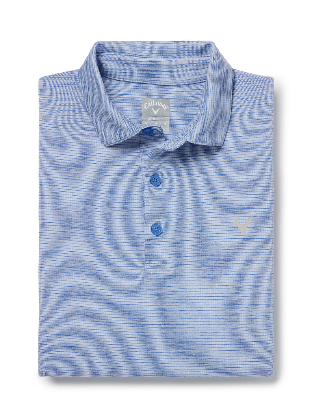 Solid Texture Golf Polo (Lt Amparo Bl Htr) 