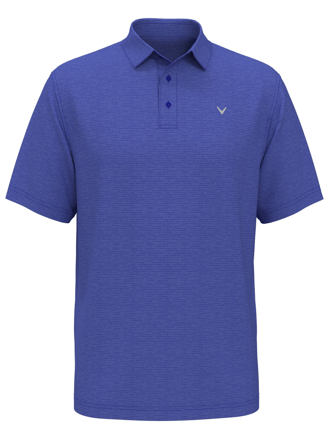 Solid Texture Golf Polo (Lt Santorini Blue Htr) 