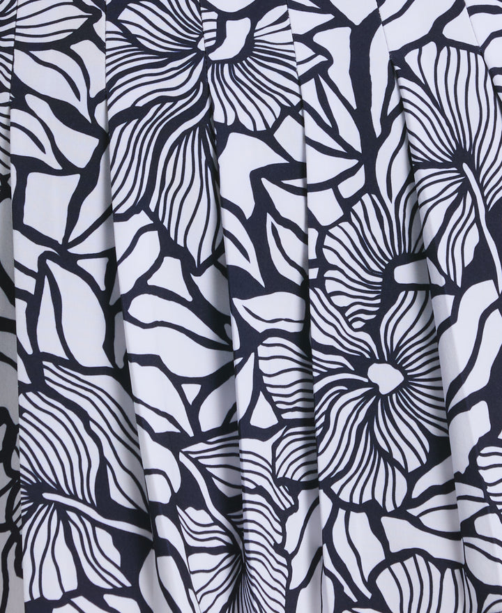 15" Abstract Lightweight Pleated Golf Skort (Peacoat) 