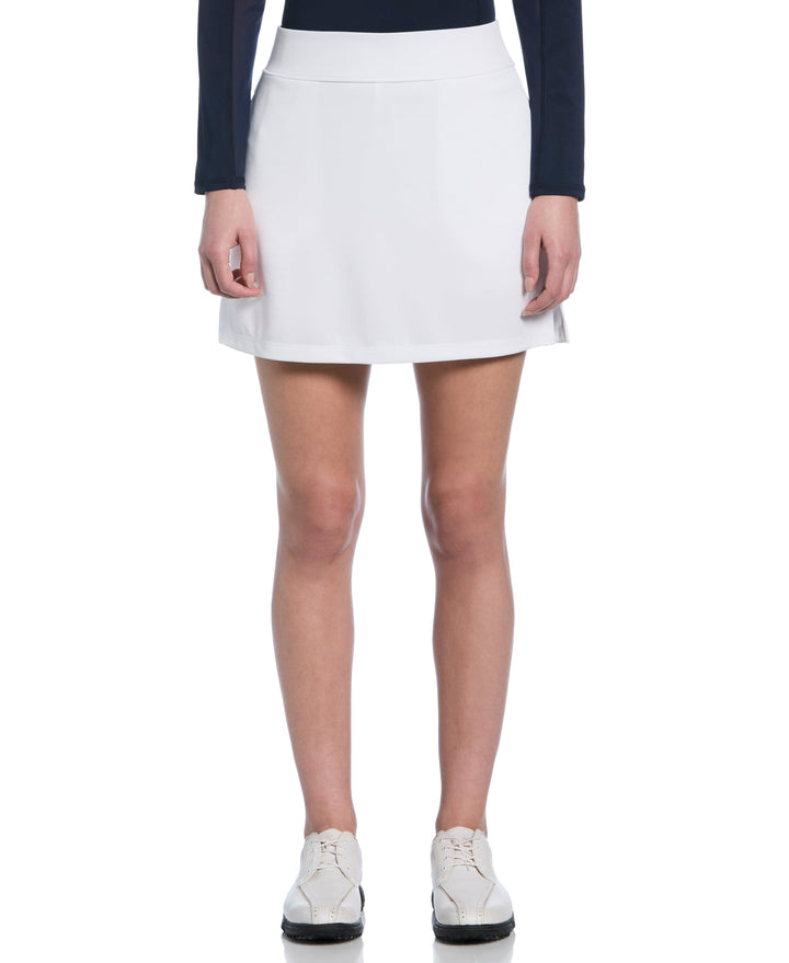 16" Airflux Golf Skort with Active Waistband (Bright White) 