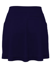 16" Double Ruffle Golf Skort (Peacoat) 