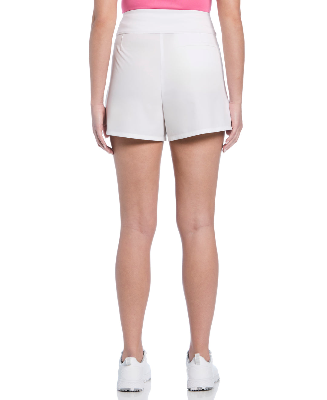 4.5" Inseam - Light Weight Stretch Woven Flowy Short (Bright White) 