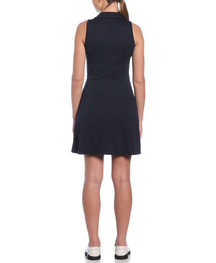 Women's AirFlux™ Golf Polo Dress with Pockets (True Navy) 