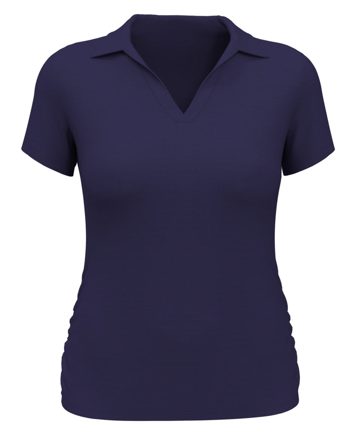 Airflux Short Sleeve Golf Polo Shirt (True Navy) 