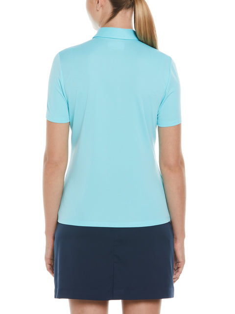 Airflux Short Sleeve Golf Polo (Blue Radiance) 