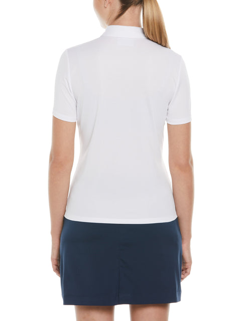 Airflux Short Sleeve Golf Polo (Bright White) 