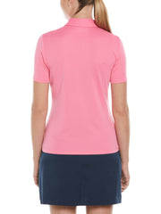 Airflux Short Sleeve Golf Polo (Pink Carnation) 