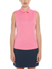 Airflux Sleeveless Golf Polo (Pink Carnation) 