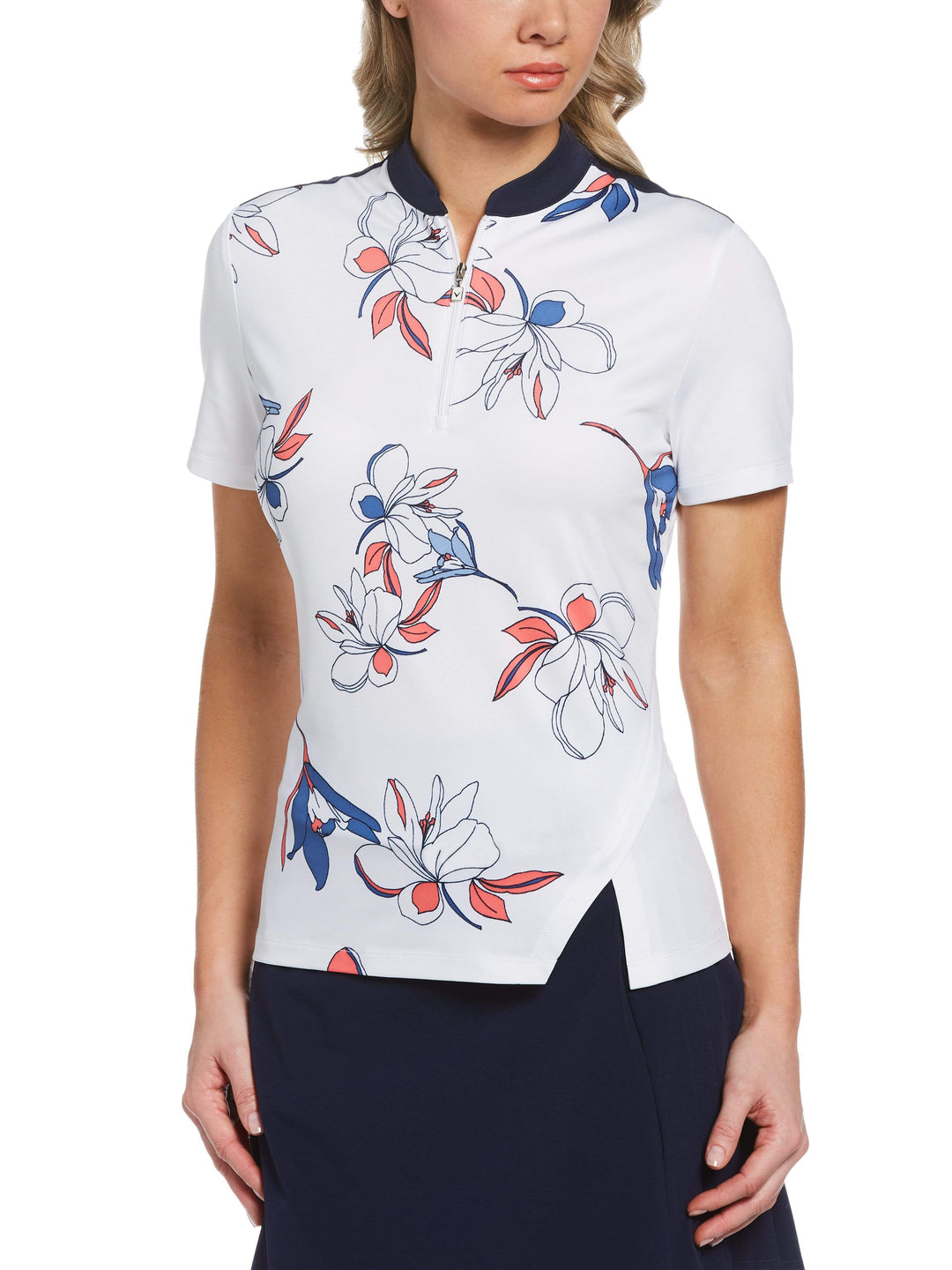 Women's Art Nouveau Print Polo