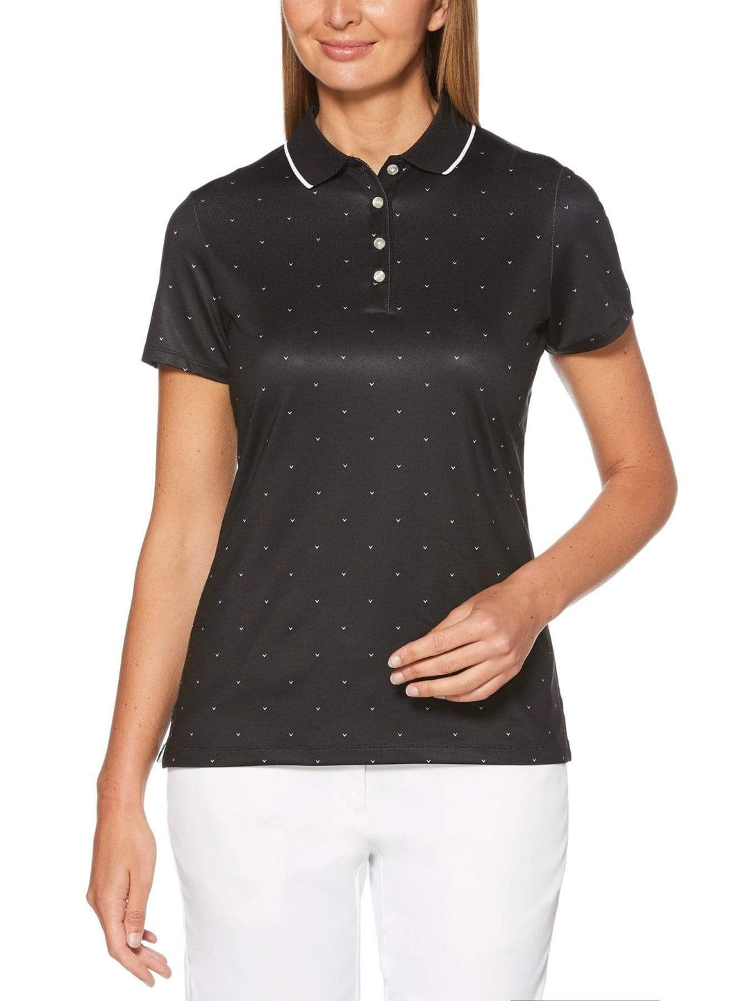 Women's Chevron Polka Dot Polo