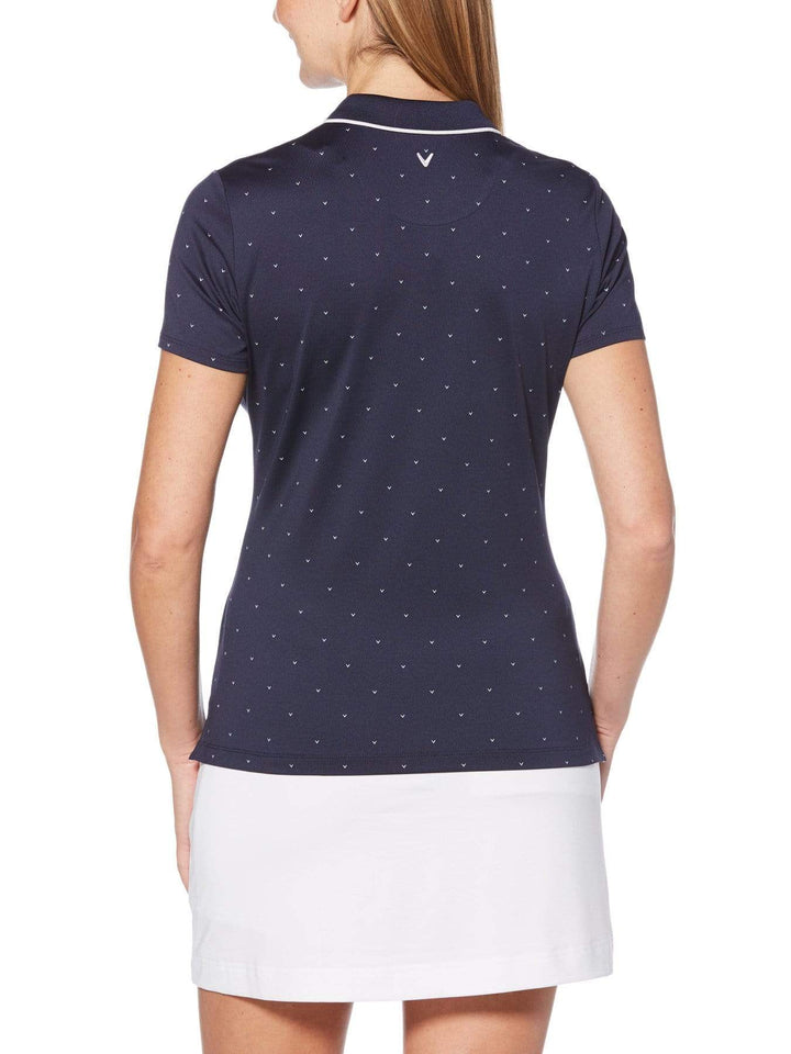 Women's Chevron Polka Dot Polo
