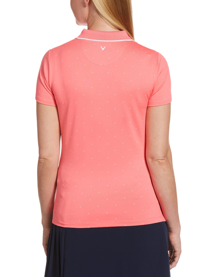 Women's Chevron Polka Dot Polo