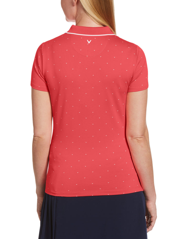 Women's Chevron Polka Dot Polo
