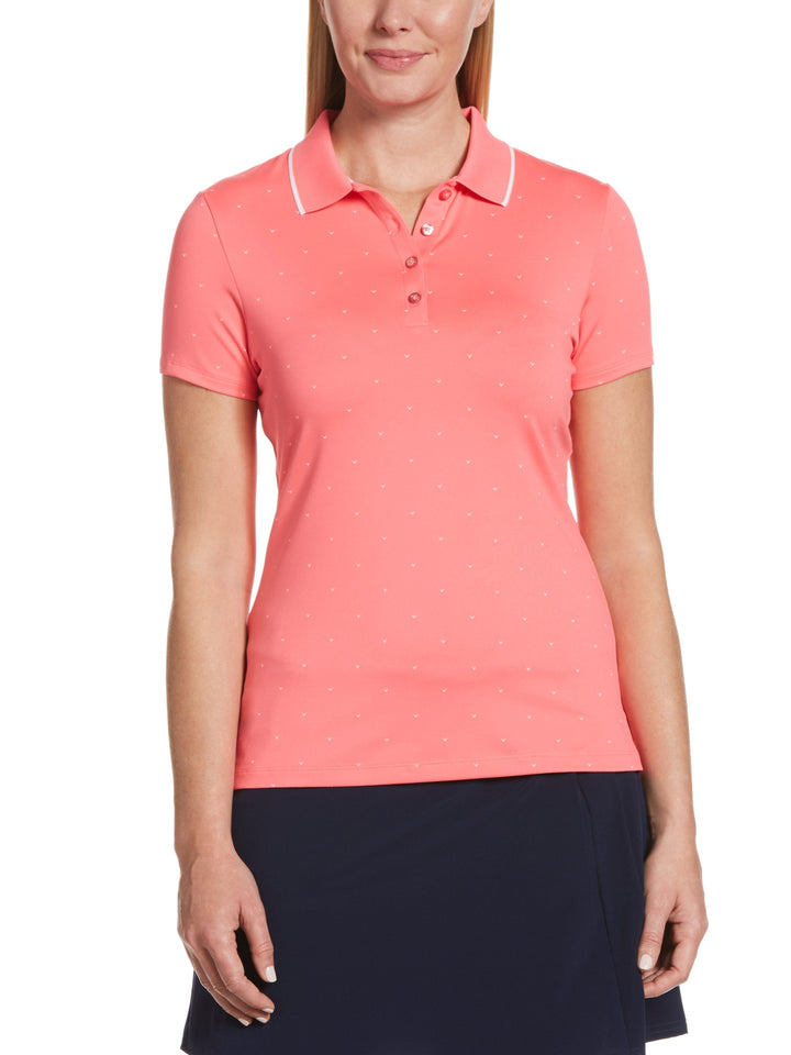 Women's Chevron Polka Dot Polo