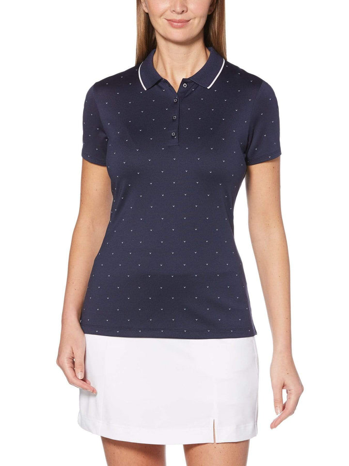 Women's Chevron Polka Dot Polo