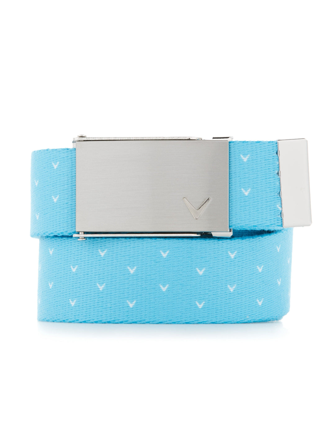 Women's Chevron Print Reversible Web Golf Belt