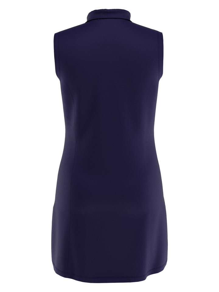 Color Block Golf Dress (Peacoat/Brilliant Whit) 