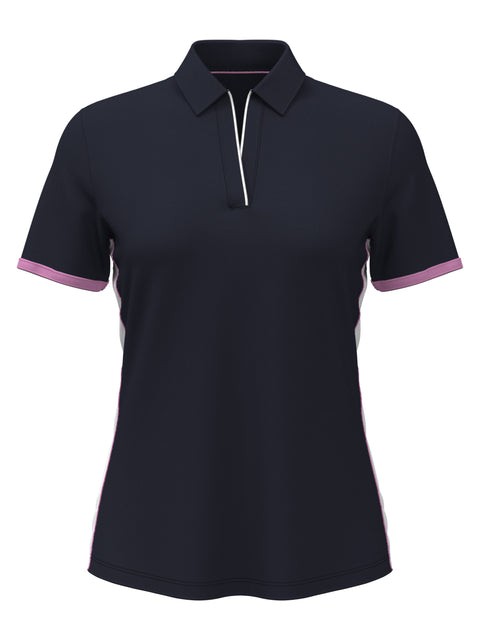 Color Block Golf Polo (Peacoat) 