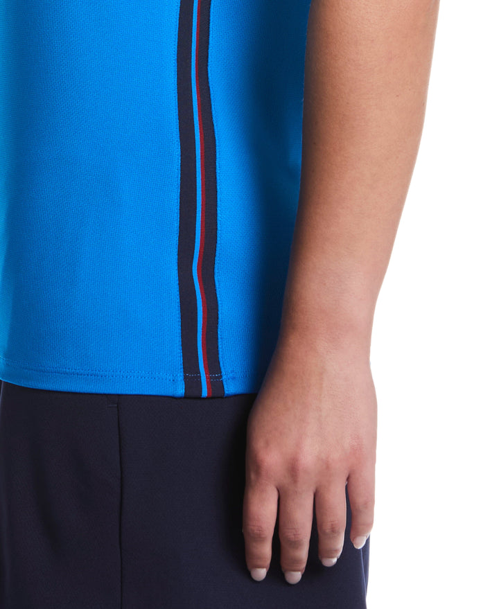 Color Block Golf Polo (Blue Sea Star) 